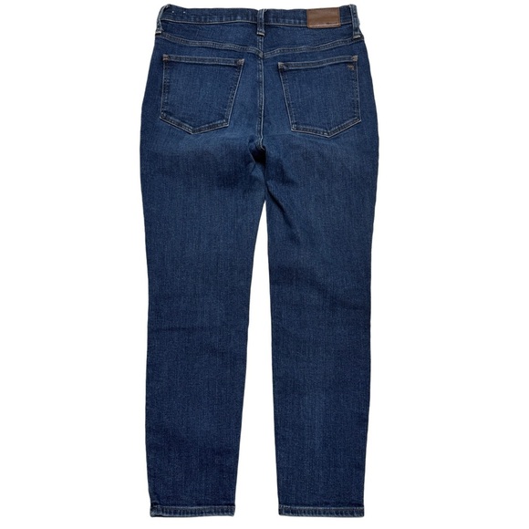 {Madewell} 11” High-Rise Skinny in Birchfield Wash Petite Stretch Denim Jeans - Picture 4 of 8
